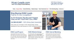 Desktop Screenshot of hvac-leads.com